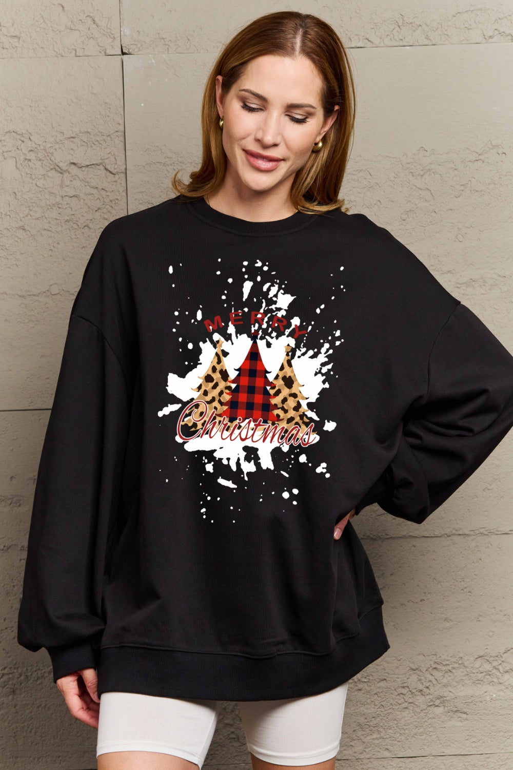 MERRY CHRISTMAS Graphic Sweatshirt