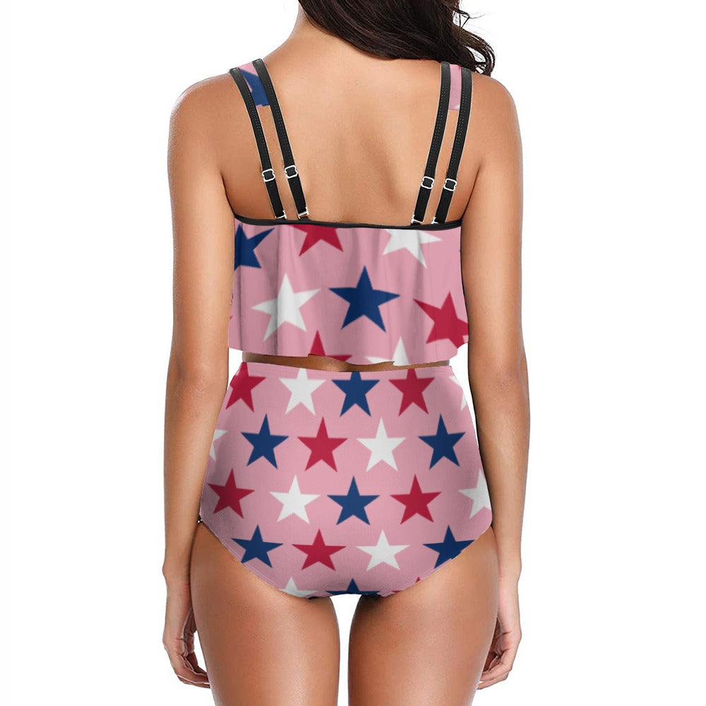 Women's Stretchy 4th of July Bikini Swimsuits