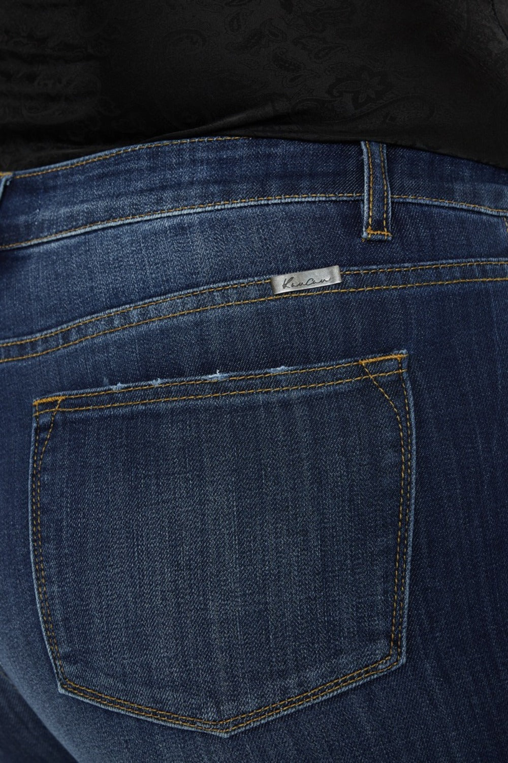 Mid Rise Slim Flare Jeans