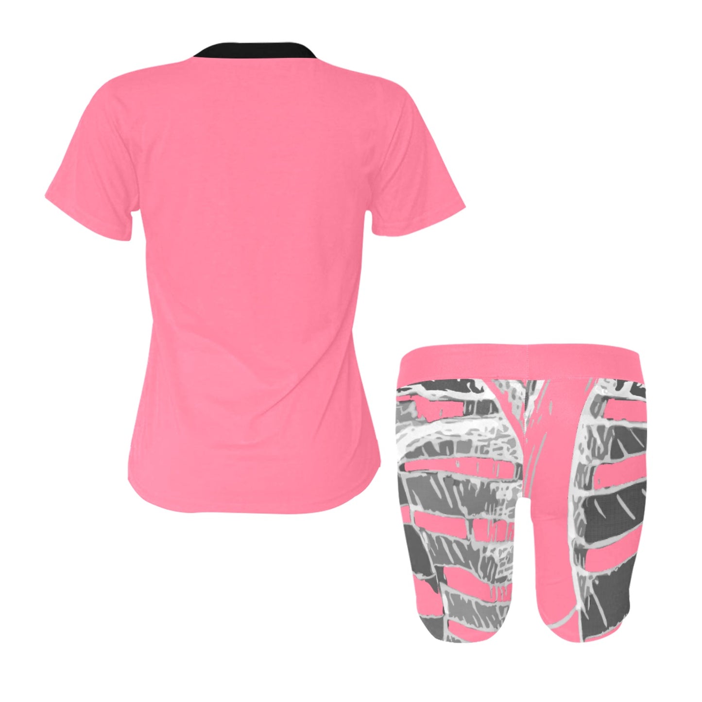 Women's Two-Piece Yoga Shirt & Shorts Sets