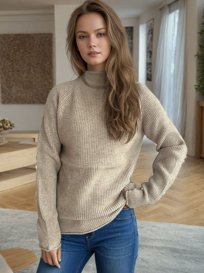 Turtleneck Long Sleeve Sweater