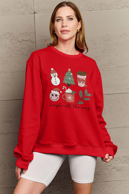 JINGLE ALL THE WAY Long Sleeve Sweatshirt