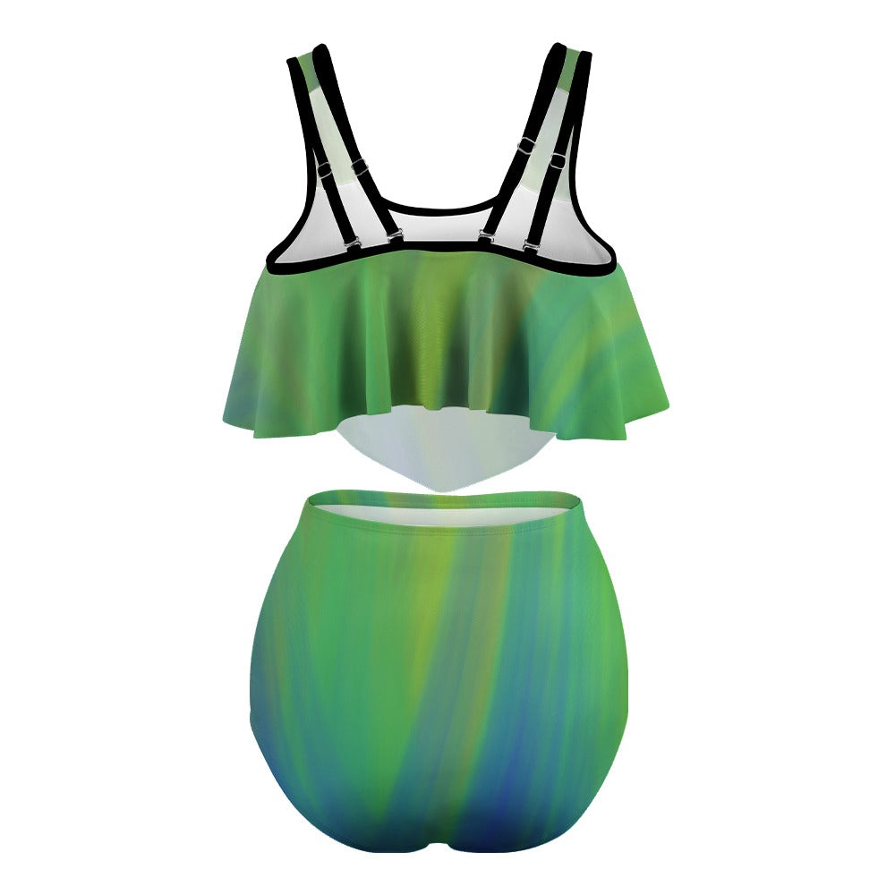 Women's Stretchy Multicolor Bikini Swimsuits