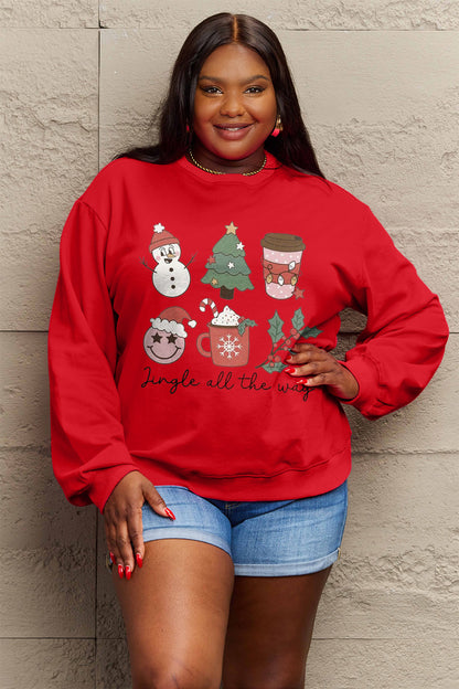 JINGLE ALL THE WAY Long Sleeve Sweatshirt