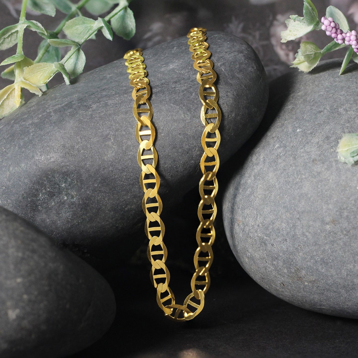 14k Yellow Gold Mariner Link Chain (5.50 mm)