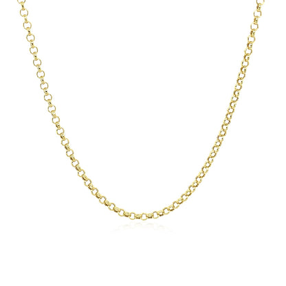 10k Yellow Gold Rolo Chain (1.90 mm)