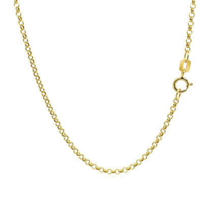 10k Yellow Gold Rolo Chain (1.90 mm)
