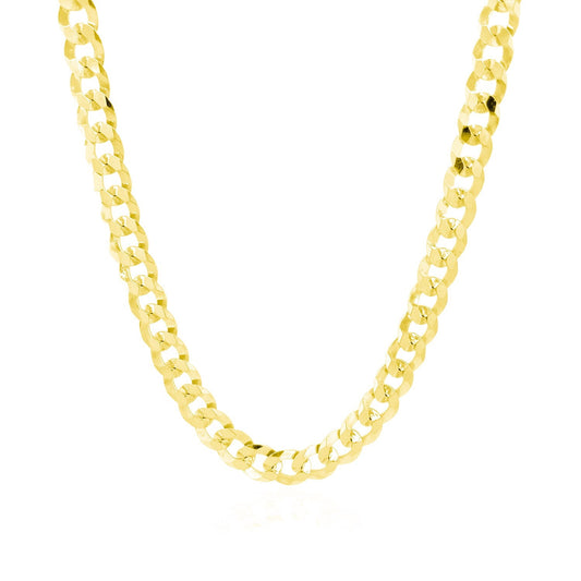 10k Yellow Gold Curb Chain (5.70 mm)