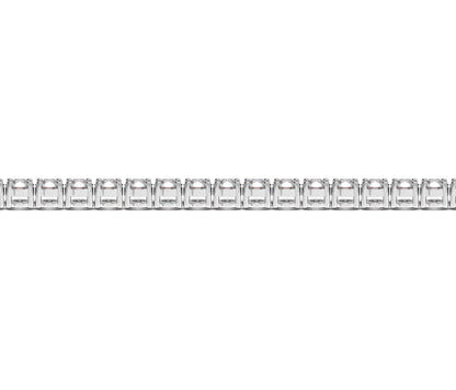 Lab Grown Round Diamond Tennis Bracelet in 14k White Gold (10 cctw F/G VS2/SI1)