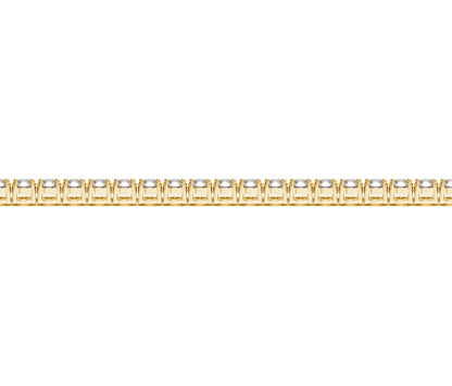 Lab Grown Round Diamond Tennis Bracelet in 14k Yellow Gold (5 cctw F/G VS2/SI1)