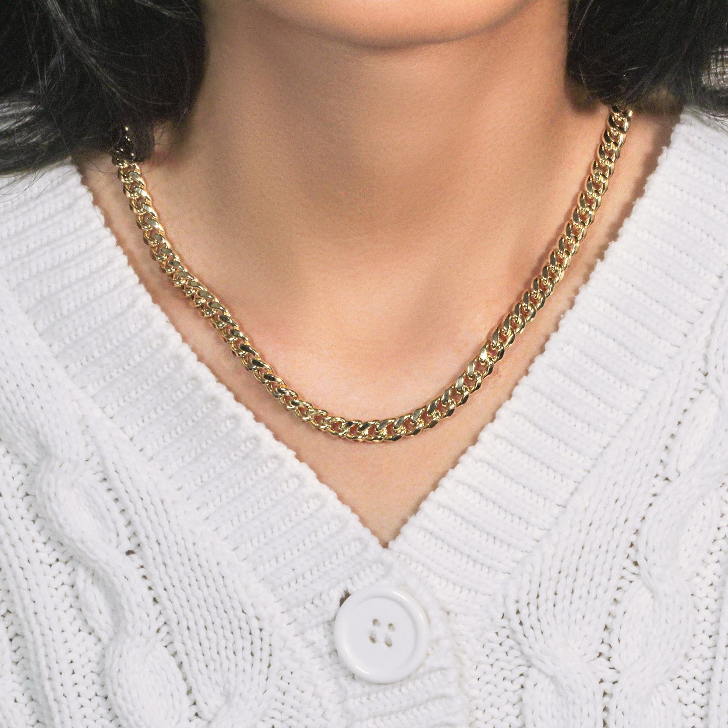 10k Yellow Gold Semi Solid Miami Cuban Chain (6.60 mm)