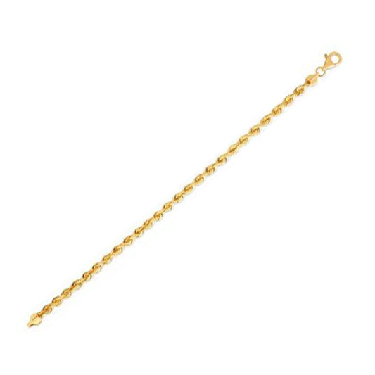 14k Yellow Gold Light Rope Chain (4.3 mm)