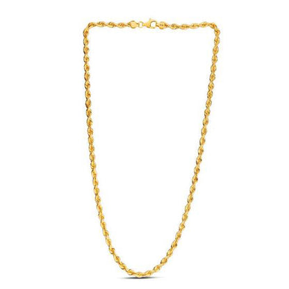 14k Yellow Gold Light Rope Chain (4.30 mm)