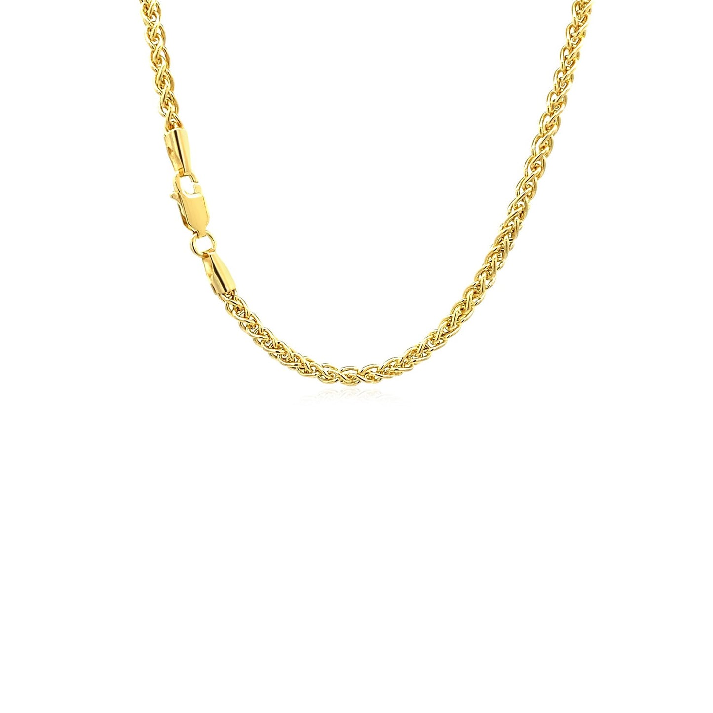 14k Yellow Gold Light Weight Wheat Chain (2.80 mm)