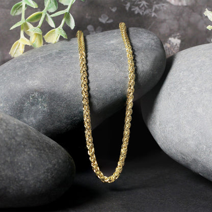 14k Yellow Gold Light Weight Wheat Chain (2.80 mm)