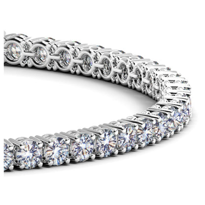 Lab Grown Round Diamond Tennis Bracelet in 14k White Gold (6 cctw F/G VS2/SI1)