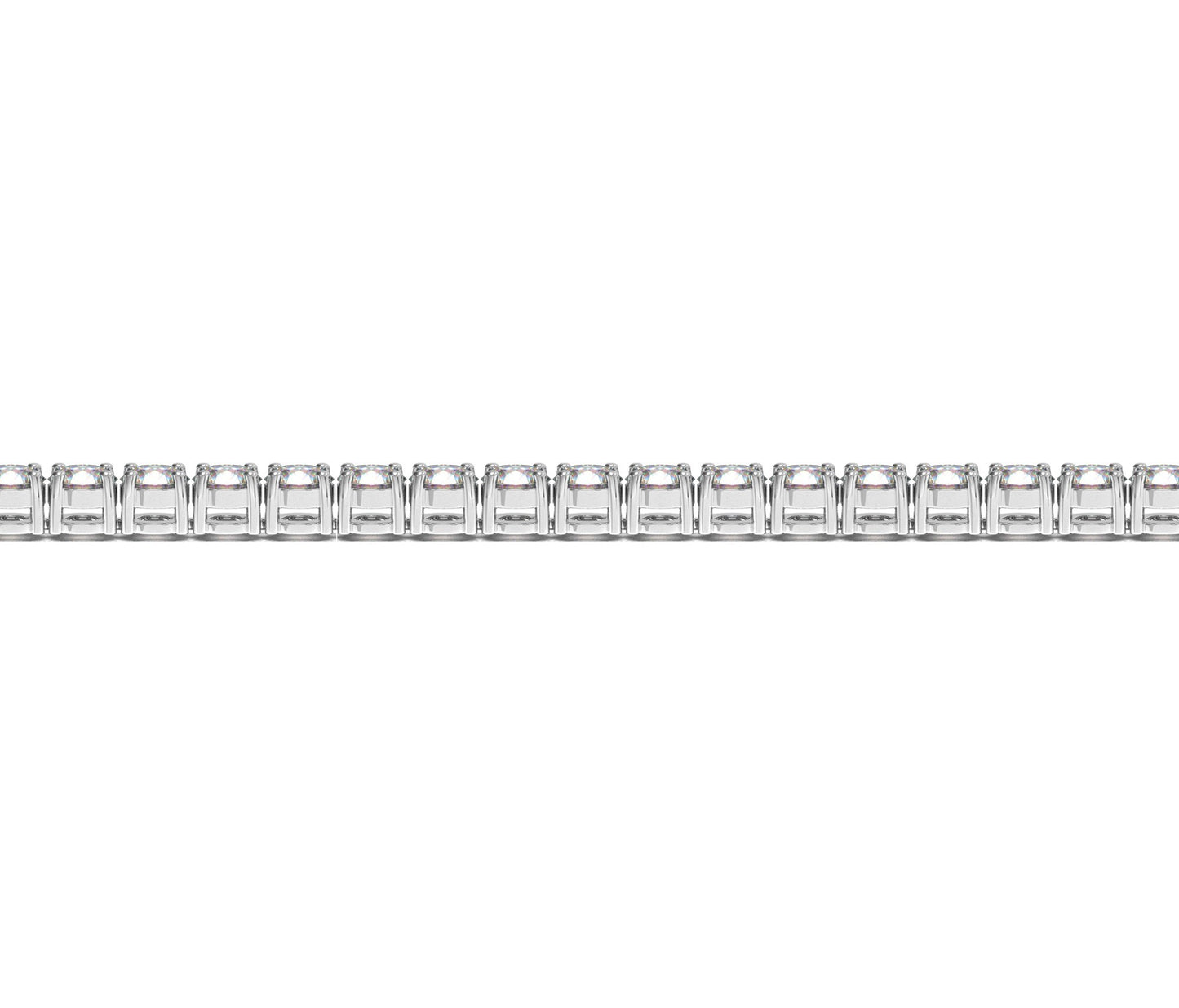 Lab Grown Round Diamond Tennis Bracelet in 14k White Gold (6 cctw F/G VS2/SI1)