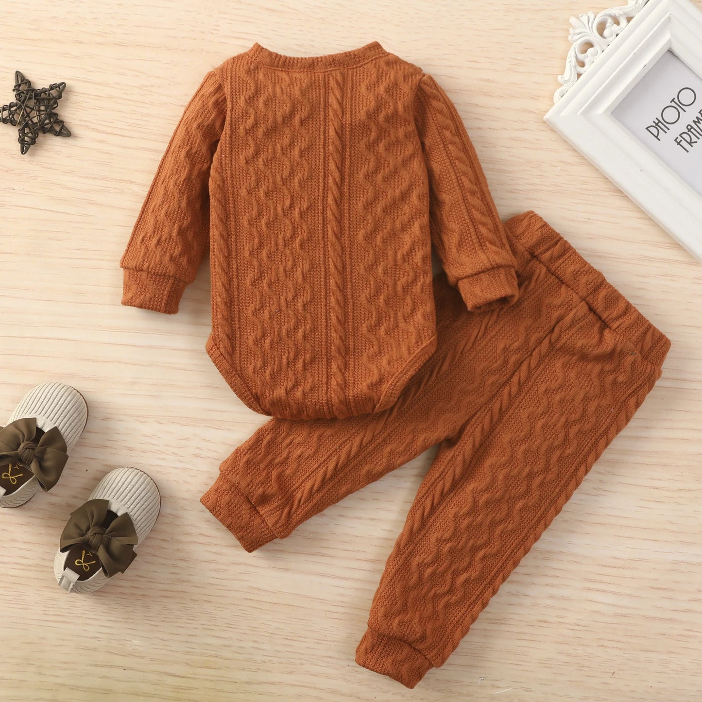 2-piece Fall Sets! Boy's & Girl's Knit Sweater & Pants Outfits