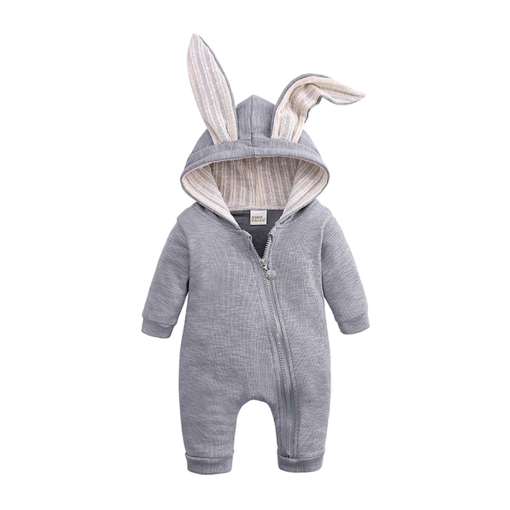 Girl's & Boy's Easter Bunny Hooded Rabbit Ears Jumpsuits