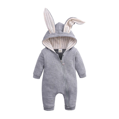 Girl's & Boy's Easter Bunny Hooded Rabbit Ears Jumpsuits