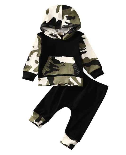 2-Piece Fall Outfits! Boy’s Long Sleeve Hoodies & Pants Sets