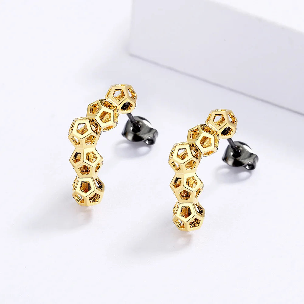 Honeycomb Earrings