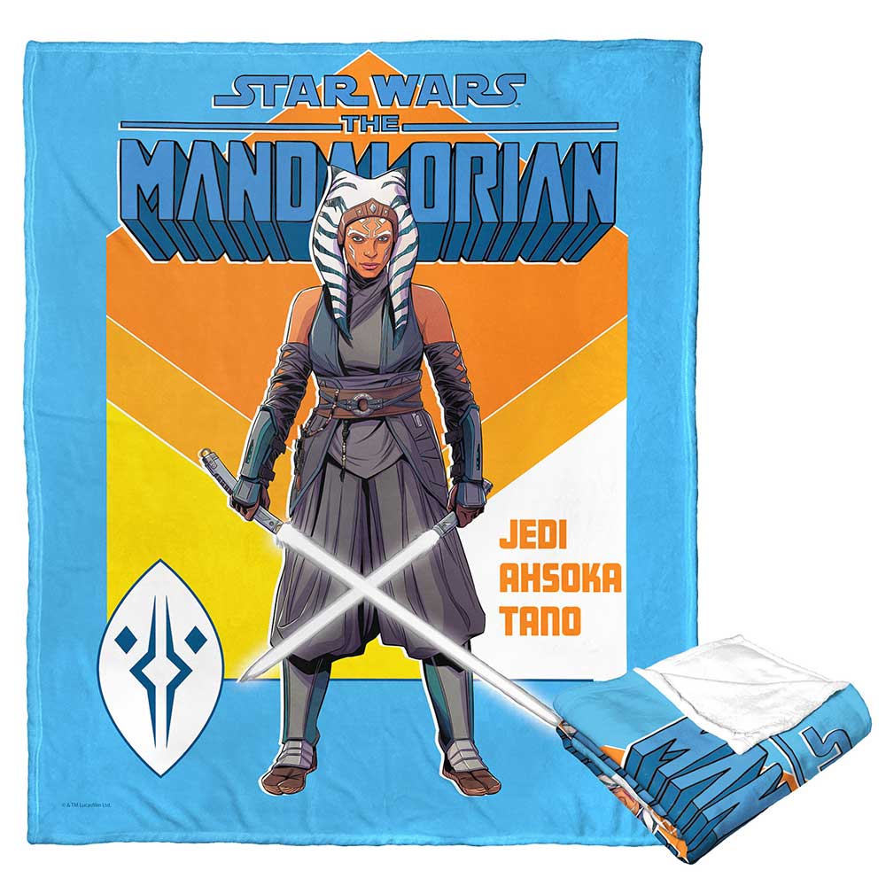 Star Wars: The Mandalorian, Jedi Ahsoka Throw Blanket 50"x60"