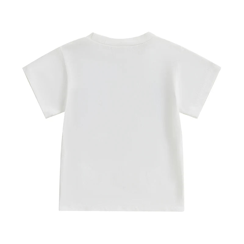 Boy's Embroidered USA 4th of July T-Shirts