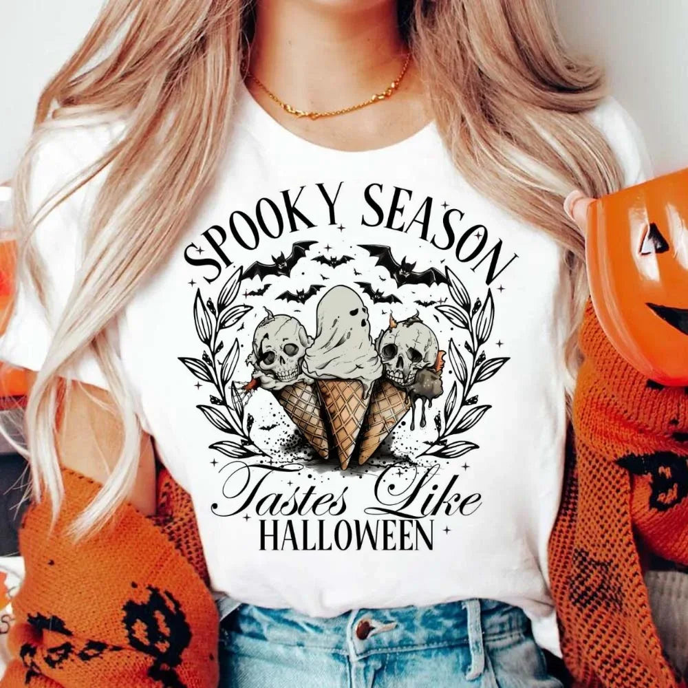 Halloween Tees! Womens Spooky Graphic T-Shirts