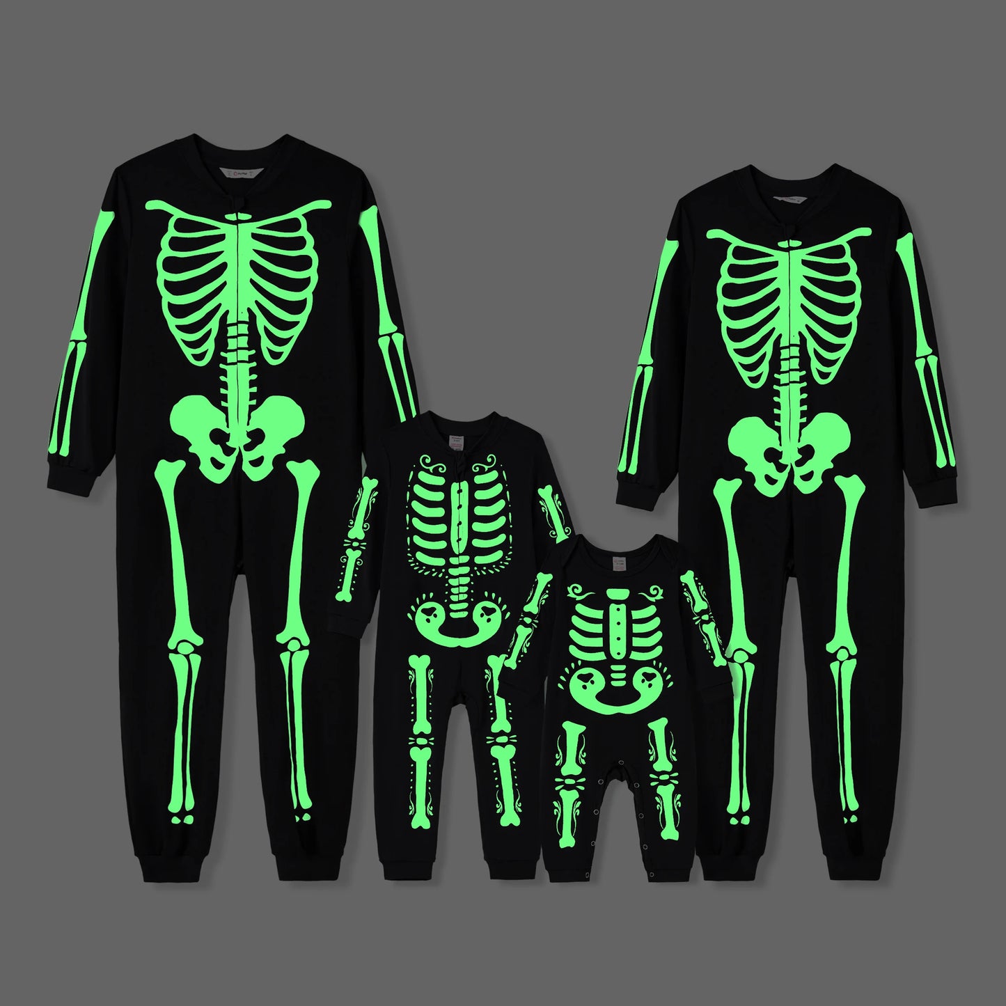 Family Matching! Skeleton Halloween Pajamas Sets