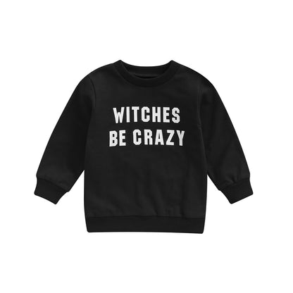 Boy's "Witches Be Crazy" Halloween Sweatshirts