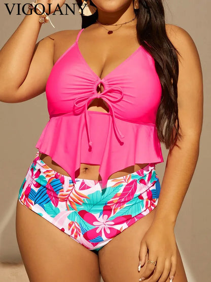 2 Piece PLUS Bikini Swimsuit