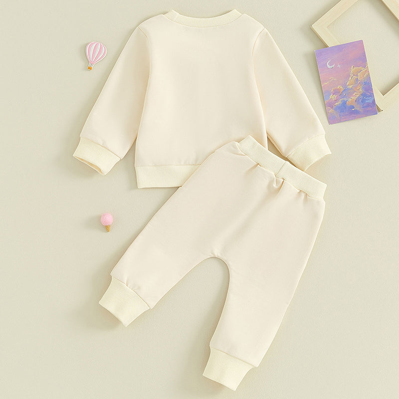 Girl's Rainbow Sweatshirt & Pants Sets