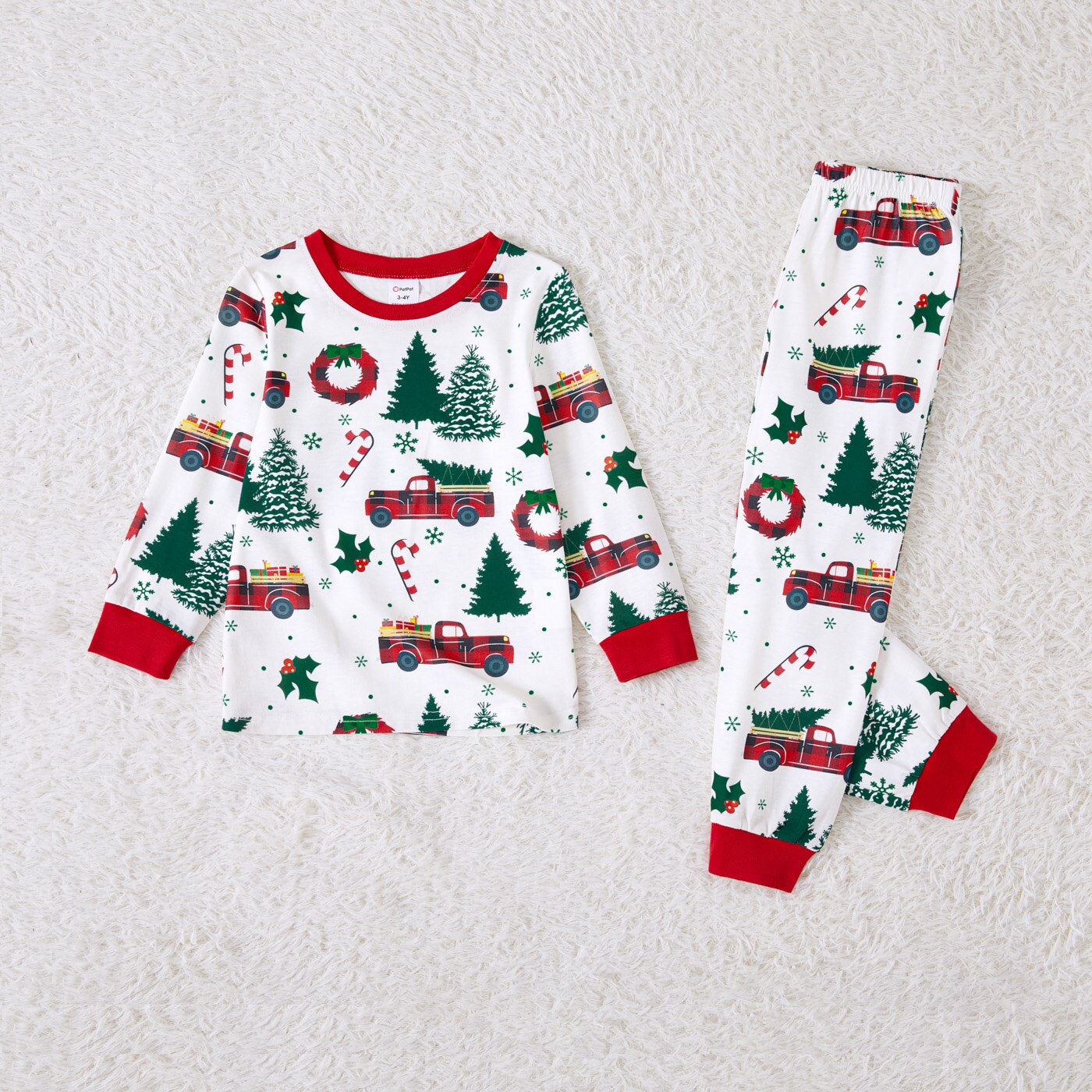 Family Matching! Christmas Pajamas with Rompers or Long Sleeve Top & Pant