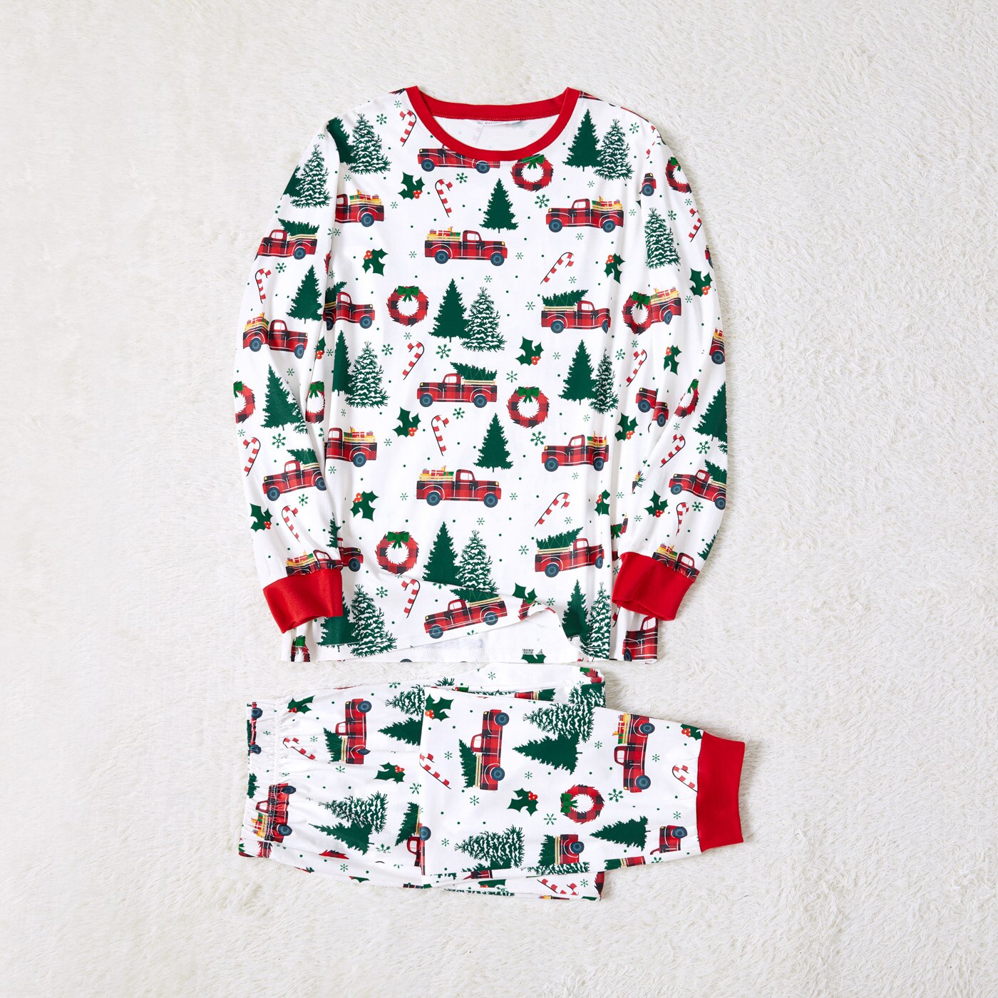 Family Matching! Christmas Pajamas with Rompers or Long Sleeve Top & Pant