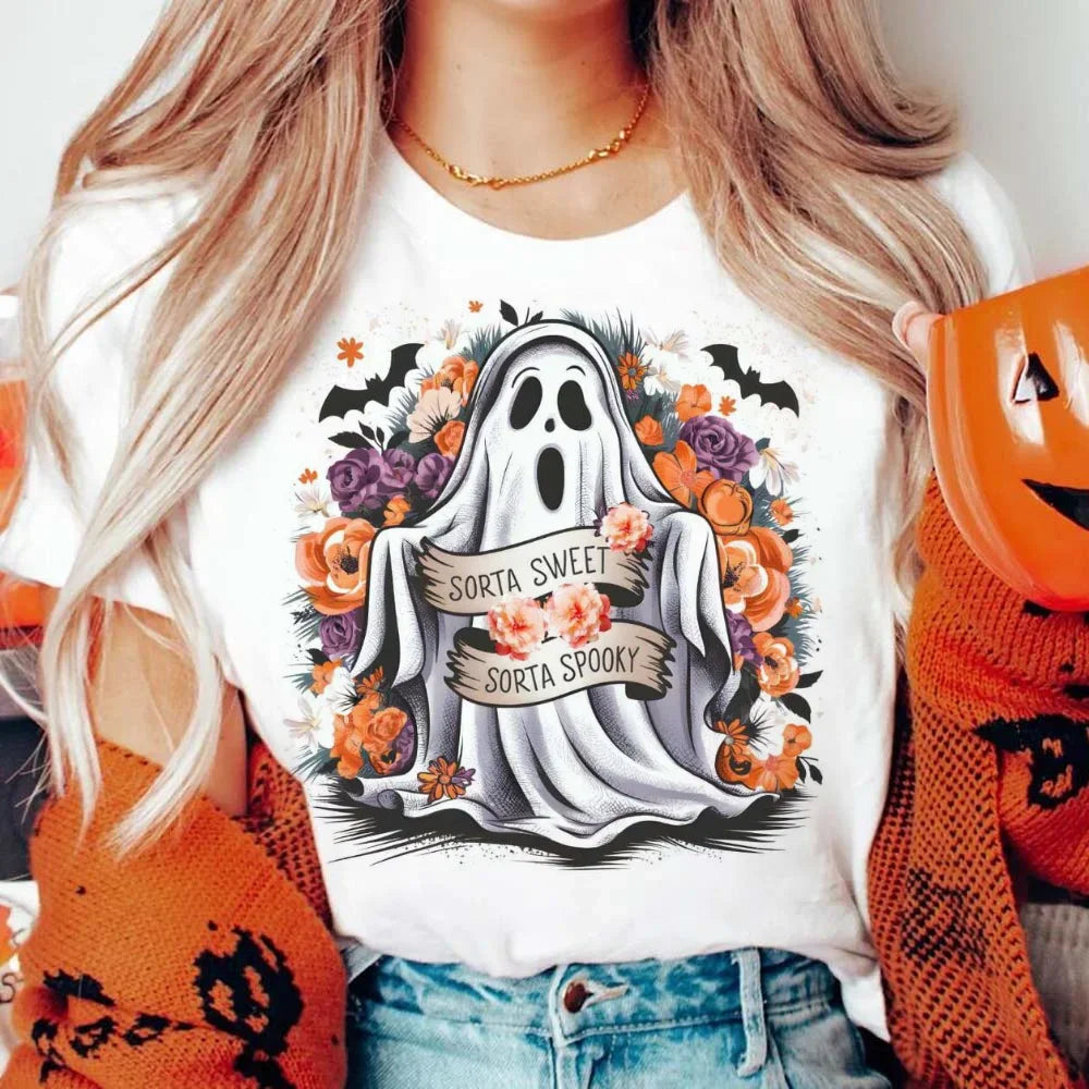 Halloween Tees! Womens Spooky Graphic T-Shirts