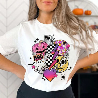 Halloween Tees! Womens Spooky Graphic T-Shirts