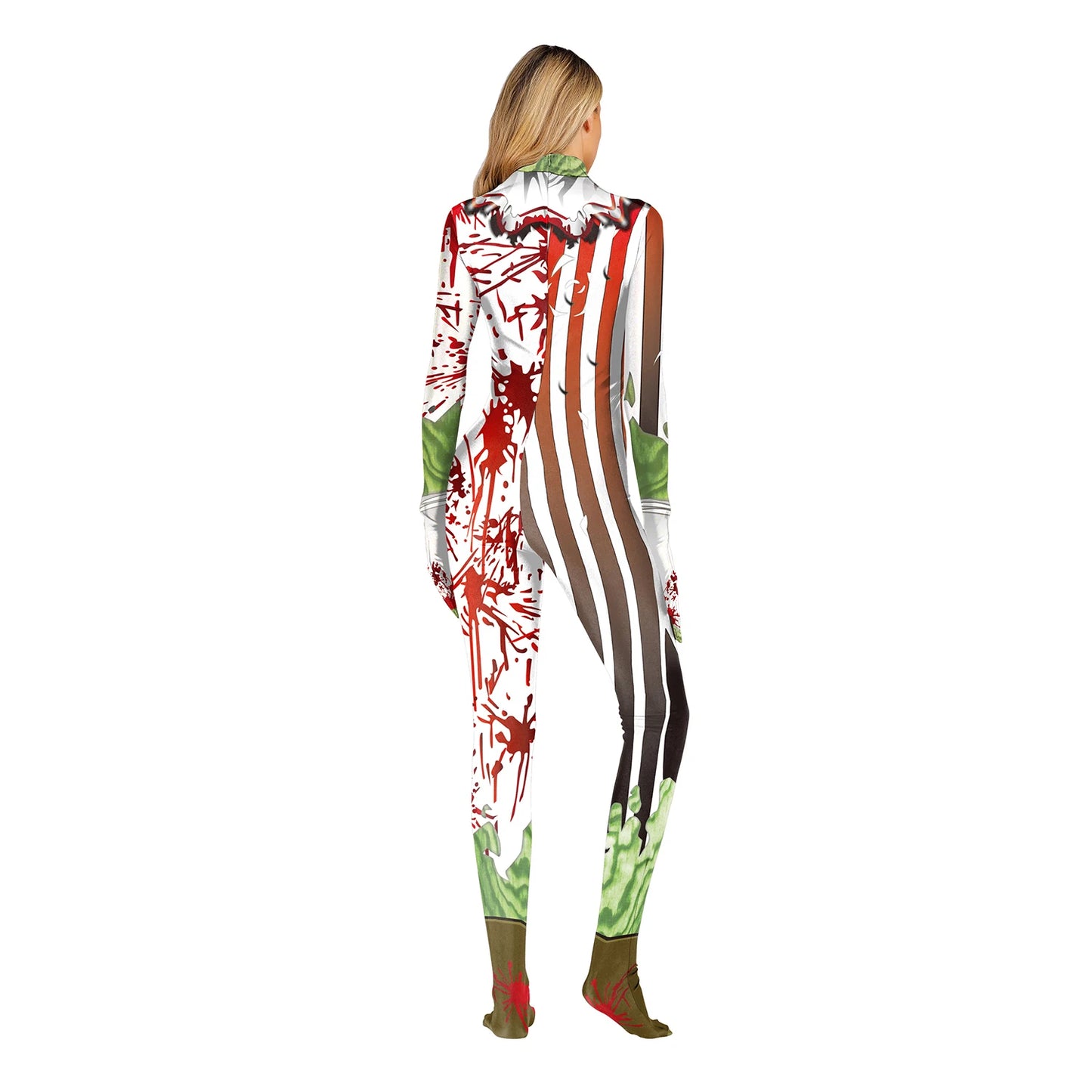 Halloween Bodysuits! Clown Adult Full One Piece, Day of The Dead, Cosplay, Party Costumes