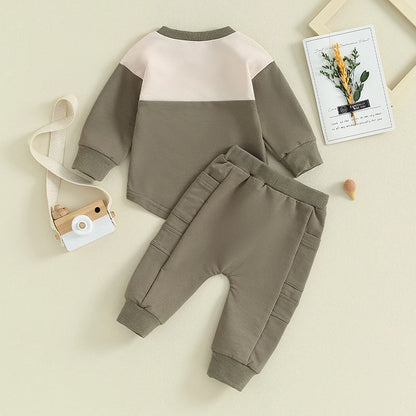 2-Piece Fall Outfits! Boy’s "I Dig Christmas" Sweatshirt & Pants Sets