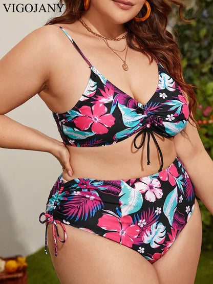 2 Piece PLUS Bikini Swimsuit