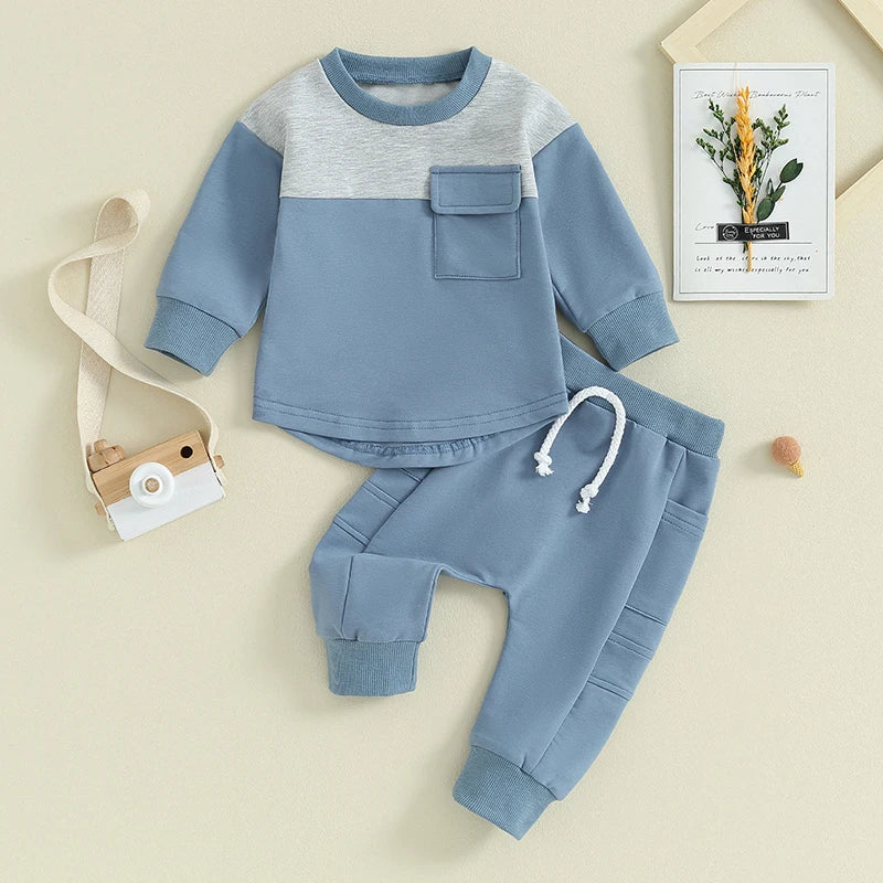 2-Piece Fall Outfits! Boy’s "I Dig Christmas" Sweatshirt & Pants Sets