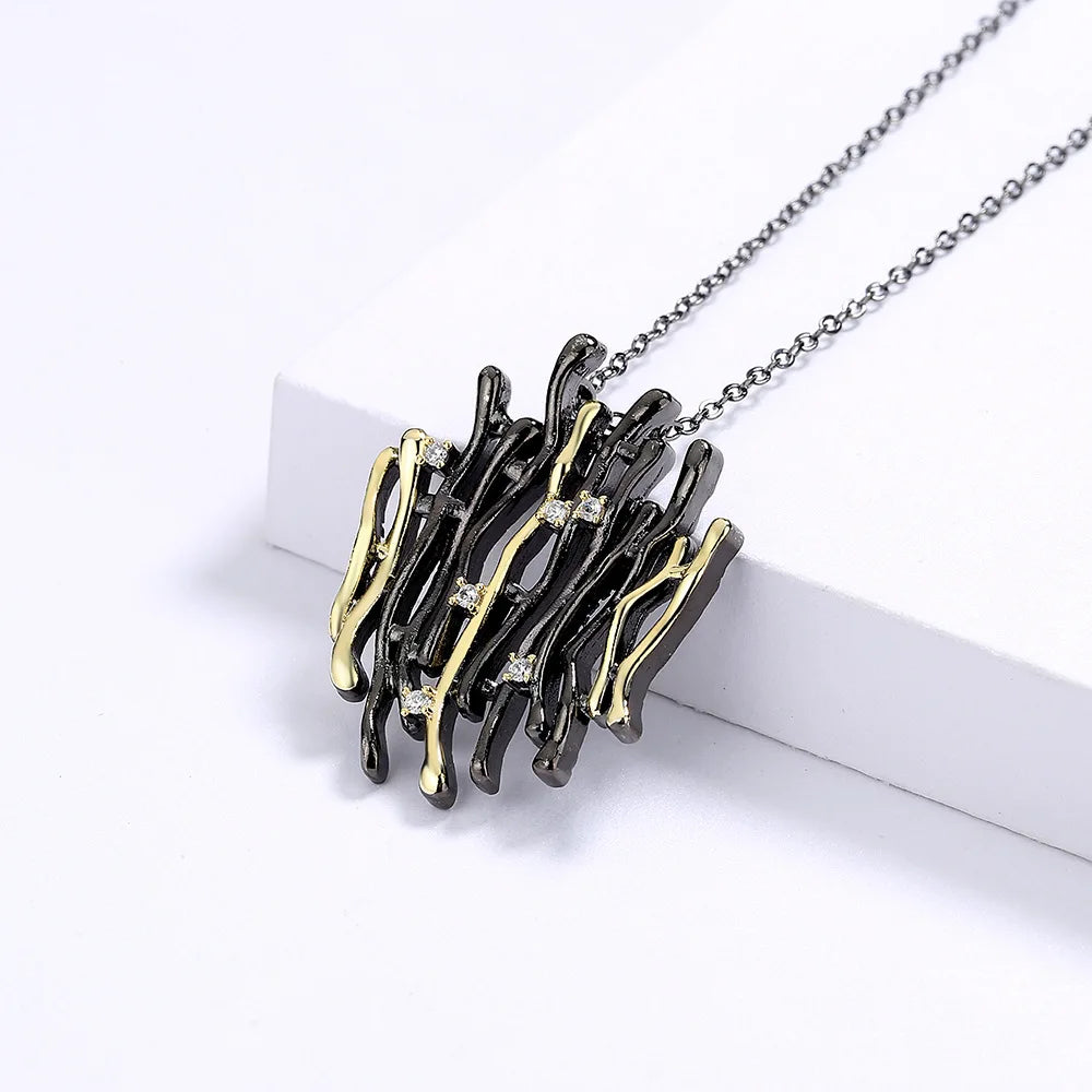 Black & Gold Style Necklaces Choker