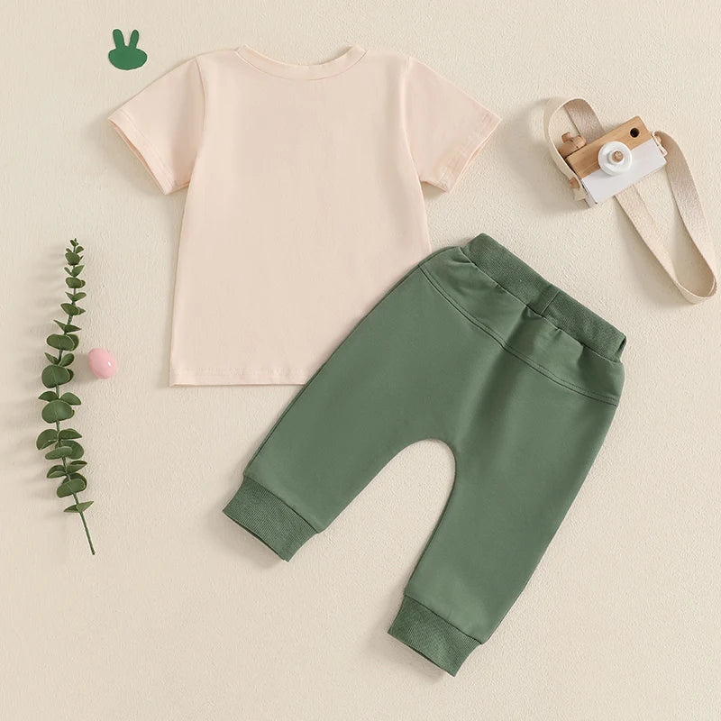 Boy's Easter T-Shirt & Pants Sets