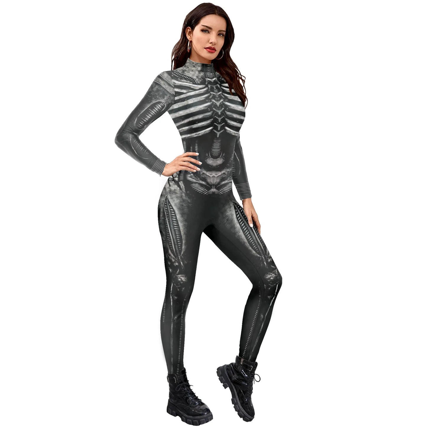 Skeleton Bodysuits! Full Adult One Piece Day of The Dead, Halloween, Costume Party, Cosplay