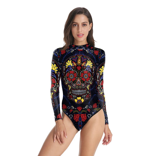 Skeleton Bodysuits! One Piece Day of The Dead, Halloween, Costume Party, Cosplay