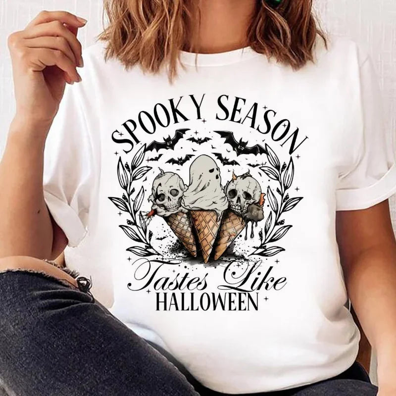 Halloween Tees! Womens Spooky Graphic T-Shirts