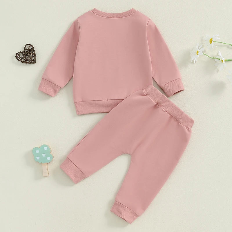 2-piece Fall Sets! Girl's *Snacks Are My Love Language* Sweatshirts & Sweatpants