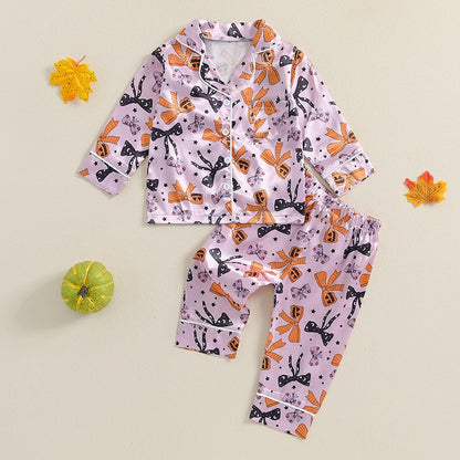 Halloween Pajamas! Girl’s Long Sleeve Pajama Sets