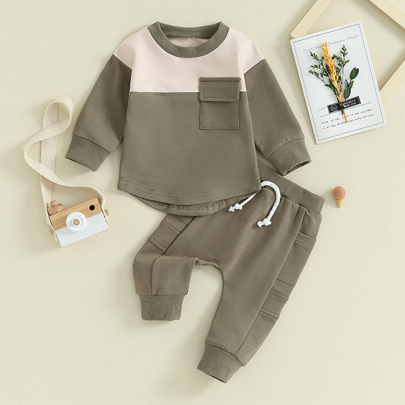 2-Piece Fall Outfits! Boy’s "I Dig Christmas" Sweatshirt & Pants Sets