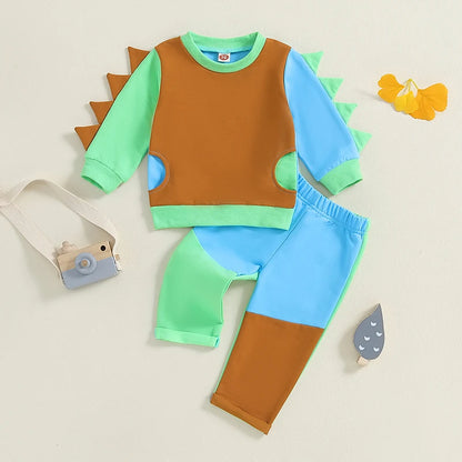 2-Piece Fall Outfits! Girl’s & Boy’s Long Sleeve Sweatshirt & Pants Sets